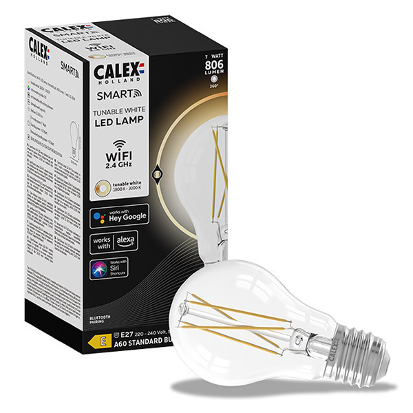 Calex E27 smartlamp peer A60 helder wifi (Tuya) LCA00414 - 1