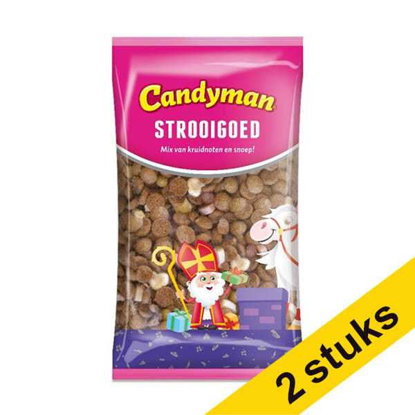 Aanbieding: 2x Candyman strooigoed 3 kg 200342 - 1