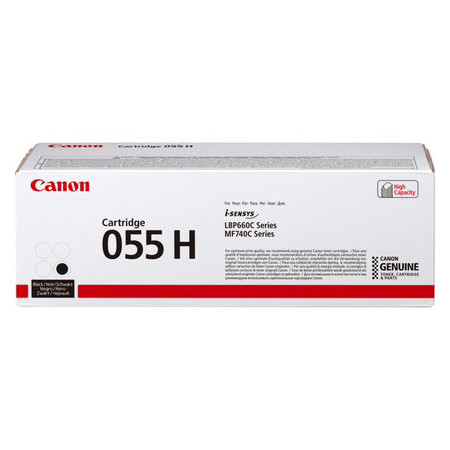 Canon 055H BK toner zwart hoge capaciteit (origineel) 3020C002 070050 - 1