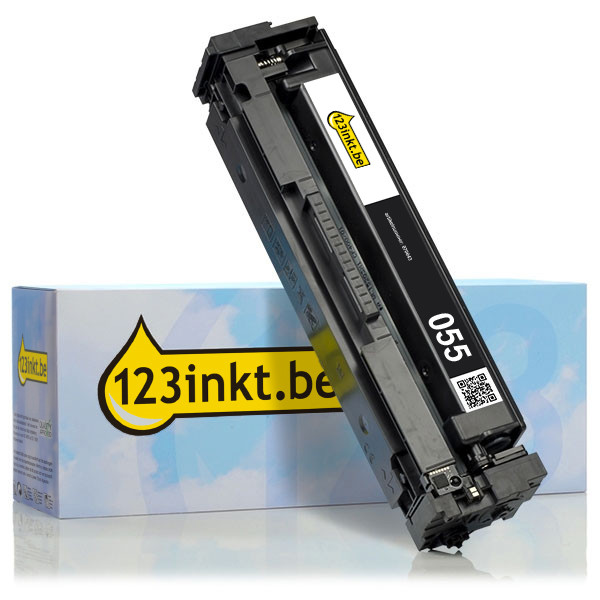 Canon 055 BK toner zwart (123inkt huismerk) 3016C002C 070043 - 1