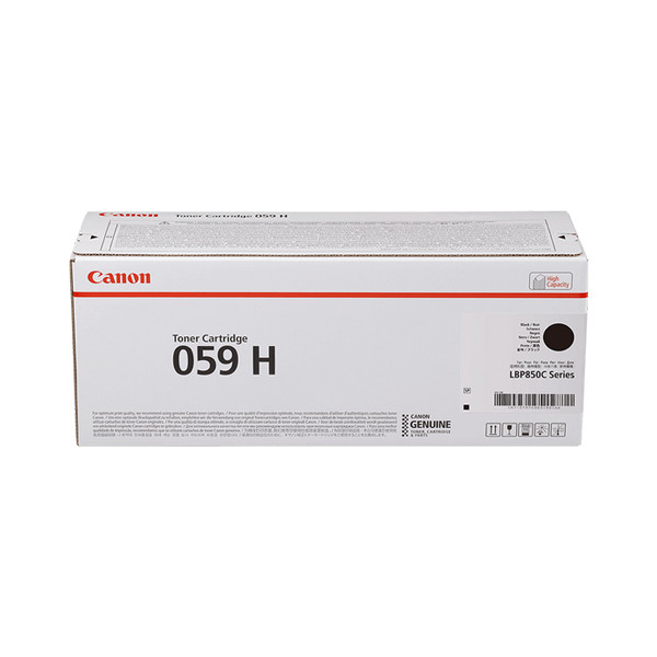 Canon 059H BK toner zwart hoge capaciteit (origineel) 3627C001 017508 - 1