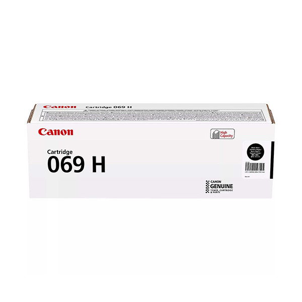 Canon 069H BK toner zwart hoge capaciteit (origineel) 5098C002 070136 - 1