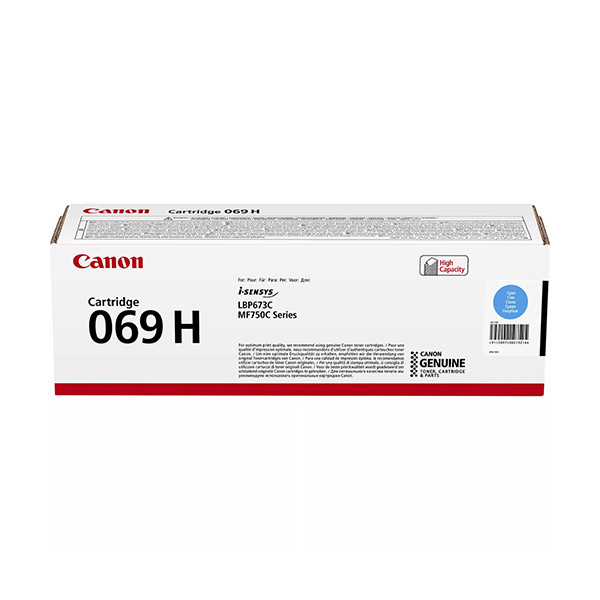 Canon 069H C toner cyaan hoge capaciteit (origineel) 905757 - 1