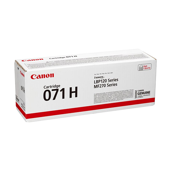 Canon 071H BK toner zwart hoge capaciteit (origineel) 5646C002 095016 - 1