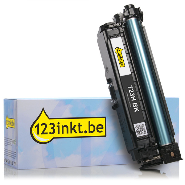 Canon 723 BK toner zwart (123inkt huismerk) 2644B002C 070839 - 1