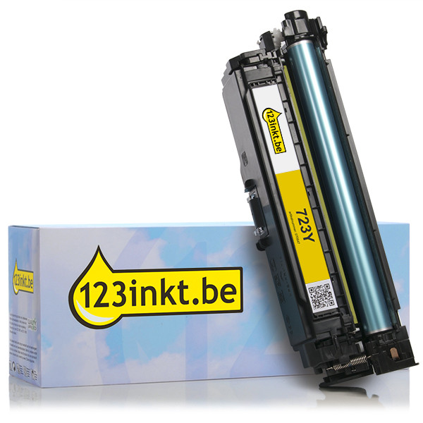 Canon 723 Y toner geel (123inkt huismerk) 2641B002C 070847 - 1