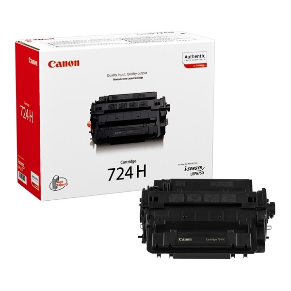 Canon 724H toner zwart hoge capaciteit (origineel) 070778 - 1