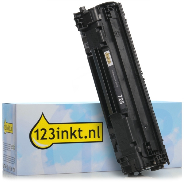 Canon 728 toner zwart (123inkt huismerk) 3500B002C 070785 - 1