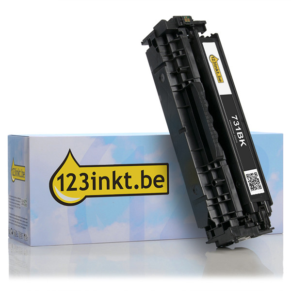 Canon 731BK toner zwart (123inkt huismerk) 6272B002C 032219 - 1