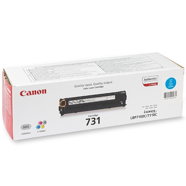 Canon 731C toner cyaan (origineel) 6271B002 032220 - 1