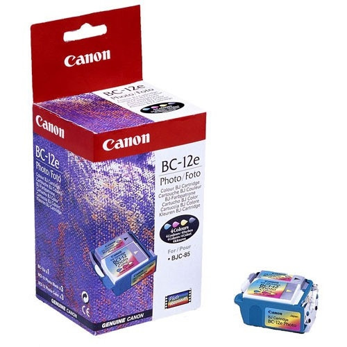 Canon BC-12e printkop foto zwart + fotokleur (origineel) 0908A002 010120 - 1