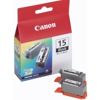 Canon BCI-15BK: 2 x inktcartridge zwart (origineel) 8190A002 014040