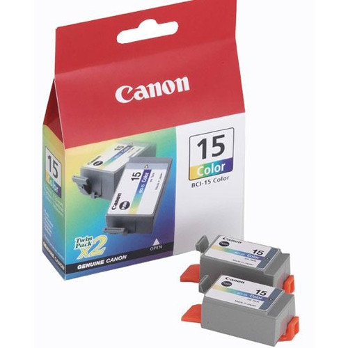 Canon BCI-15C: 2 x inktcartridge kleur (origineel) 8191A002 014050 - 1
