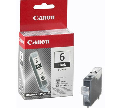 Canon BCI-6BK inktcartridge zwart (origineel) 4705A002 011400 - 1