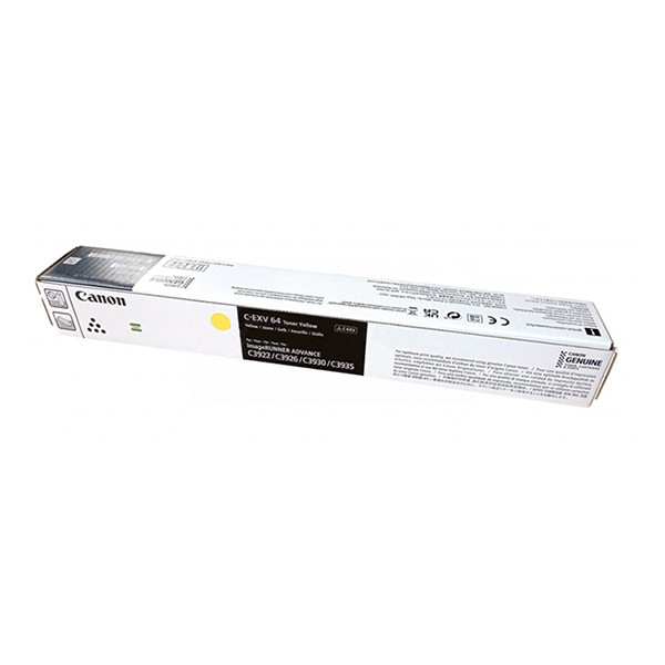 Canon C-EXV 64 Y toner geel (origineel) 5756C002 017672 - 1