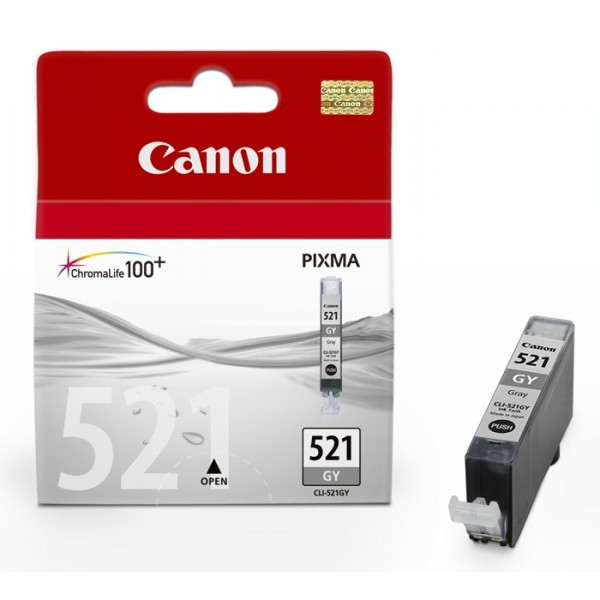 Canon CLI-521GY inktcartridge grijs (origineel) 2937B001 018360 - 1