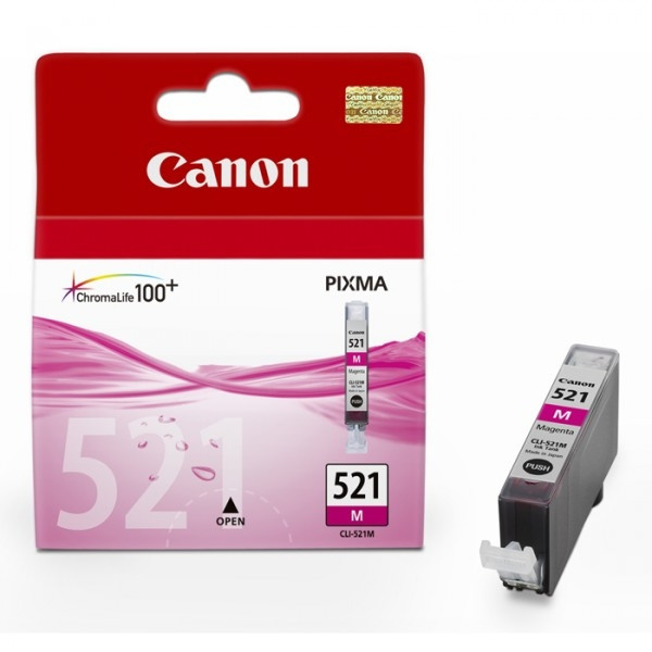 Canon CLI-521M inktcartridge magenta (origineel) 018356 Canon CLI-521M inktcartridge magenta (origineel) 018356 - 1