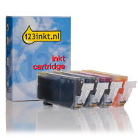 Canon CLI-521 multipack 4 kleuren (123inkt huismerk) 2933B010C 132080