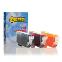 Canon CLI-526CMY multipack kleur (123inkt huismerk)