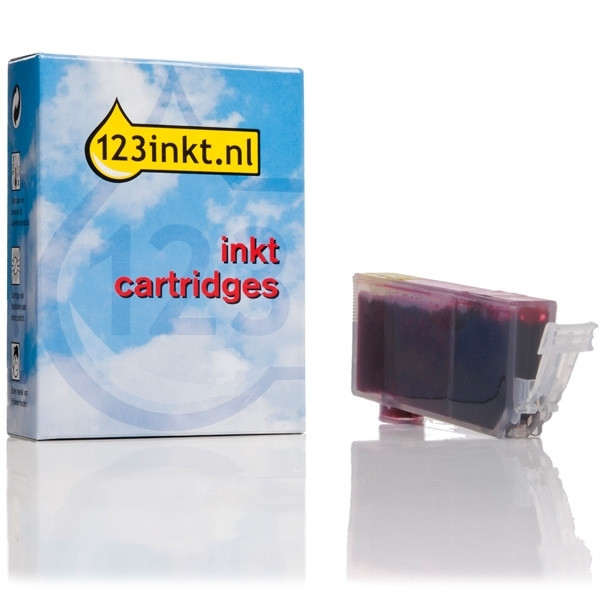 Canon CLI-526M inktcartridge magenta zonder chip (123inkt huismerk) 4542B001C 018487 - 1