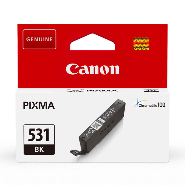 Canon CLI-531BK zwarte cartridge (origineel) 6118C001 017644 - 1