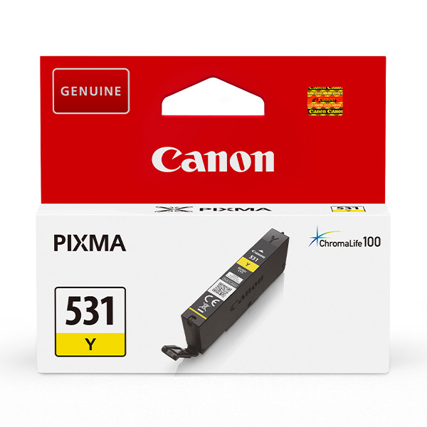 Canon CLI-531Y gele cartridge (origineel) 6121C001 017650 - 1