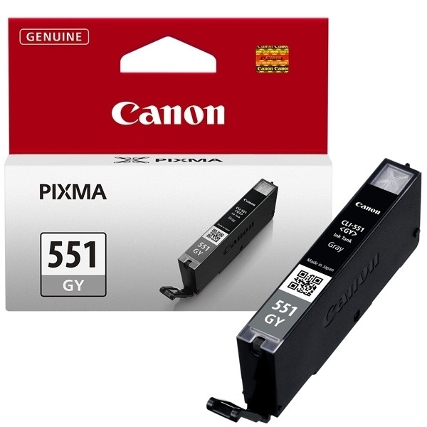 Canon CLI-551GY inktcartridge grijs (origineel) 6512B001 018802 - 1