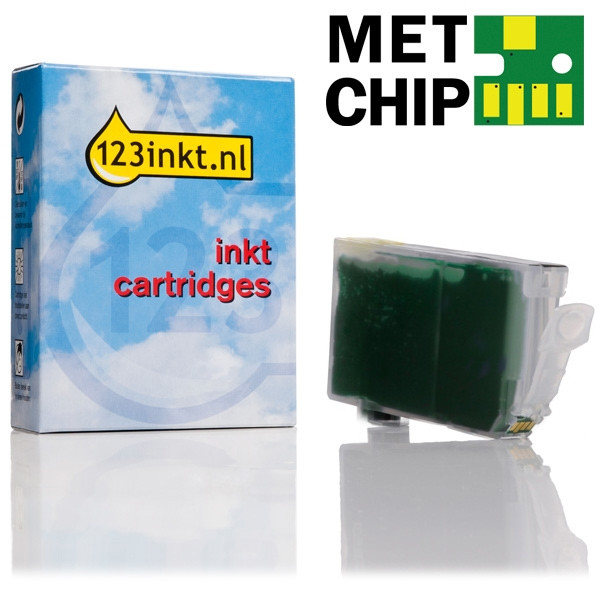 Canon CLI-8G inktcartridge groen met chip (123inkt huismerk) 0627B001C 018123 - 1