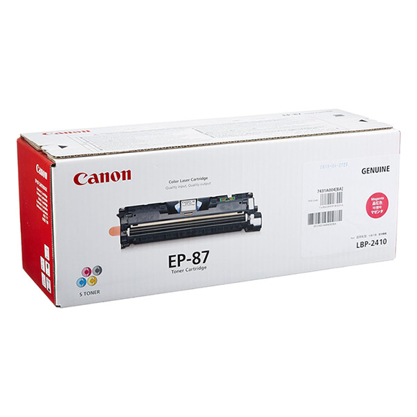 Canon EP-87M toner magenta (origineel) 7431A003 032840 - 1