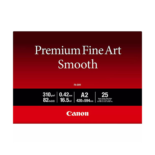 Canon FA-SM1 premium fine art smooth paper 310 g/m² A2 (25 vellen) 1711C006 154068 - 1