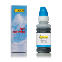 Canon GI-50C inktfles cyaan (123inkt huismerk) 3403C001C 011683
