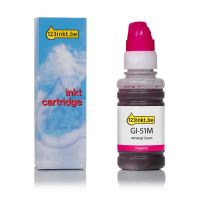Canon GI-51M inktfles magenta (123inkt huismerk) 4547C001C 016023