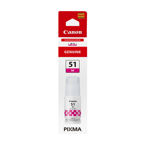 Canon GI-51M inkttank magenta (origineel) 4547C001 016022 - 1