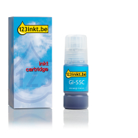 Canon GI-55C inkttank cyaan (123inkt huismerk) 6289C001C 017635