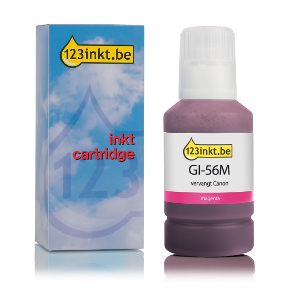 Canon GI-56M inkttank magenta (123inkt huismerk) 4431C001C 016051 - 1