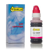 Canon GI-590M inktfles magenta (123inkt huismerk) 1605C001C 017399