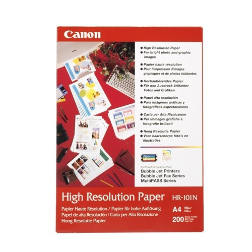 Canon HR-101N hoog resolutie papier 106 g/m² A4 (200 vellen) 1033A001 064501 - 1