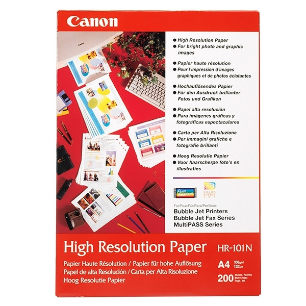 Canon HR-101N hoog resolutie papier 106 g/m² A4 (50 vellen) 1033A002AB 064500 - 1