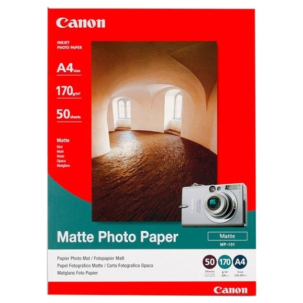 Canon MP-101 mat fotopapier 170 g/m² A4 (50 vellen) 7981A005AA 064510 - 1