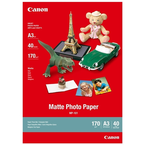 Canon MP-101 matte photo paper 170 g/m² A3 (40 vellen) 7981A008 150362 - 1