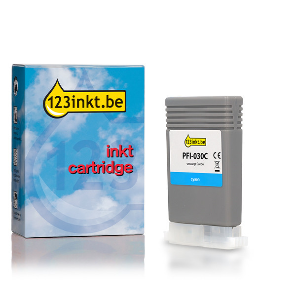 Canon PFI-030C inktcartridge cyaan (123inkt huismerk) 017531 - 1