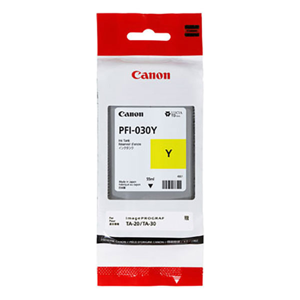 Canon PFI-030Y inktcartridge geel (origineel) 3492C001 017534 - 1