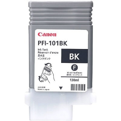 Canon PFI-101BK inktcartridge zwart (origineel) 0883B001 018252 - 1