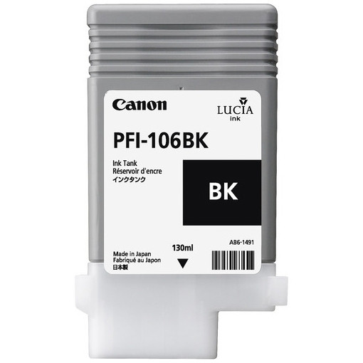 Canon PFI-106BK inktcartridge zwart (origineel) 6621B001 018898 - 1