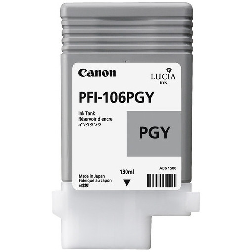 Canon PFI-106PGY inktcartridge foto grijs (origineel) 6631B001 018914 - 1