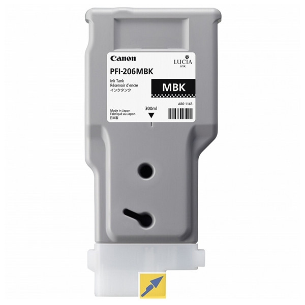 Canon PFI-206MBK inktcartridge mat zwart hoge capaciteit (origineel) 5302B001 018924 - 1