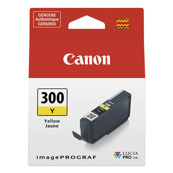 Canon PFI-300Y inktcartridge geel (origineel) 4196C001 011710 - 1