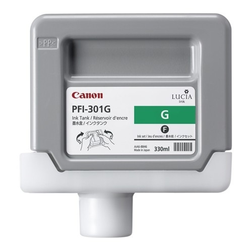 Canon PFI-301G inktcartridge groen (origineel) 1493B001 018296 - 1