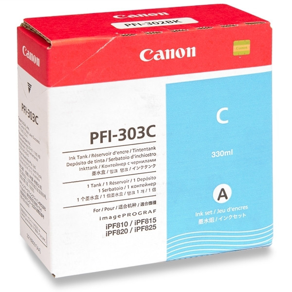 Canon PFI-303C inktcartridge cyaan (origineel) 904711 - 1