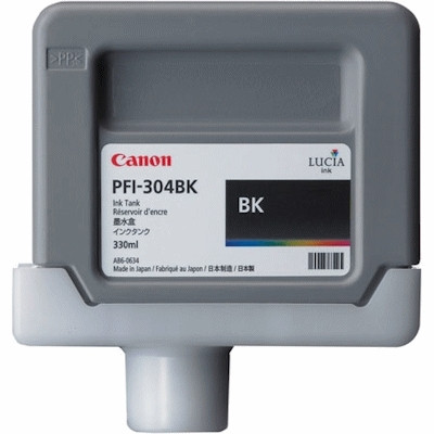 Canon PFI-304BK inktcartridge zwart (origineel) 3849B005 018626 - 1